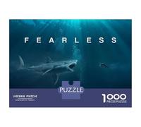Puzzle De 1000 Pièces pour Adolescents Fearless Puzzle pour Adultes Jeu Manuel pour Améliorer La Mémoire Cadeau d'anniversaire, Cadeaux, 52x38cm/1000pcs