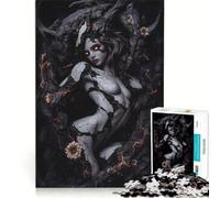 Puzzle de 1000 pièces pour Adolescents Femme sortant de la Pierre Jeu éducatif améliore la mémoire Cadeau Stimulant 38x52cm