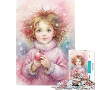 Puzzle de 1000 pièces pour Adolescents Fille Aquarelle avec décoration de Noël Idéal pour Un Anniversaire ou Les Vacances de Noël Jouet éducatif pour Passer Le Temps Convient aux 14 Ans et Plus