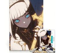 Puzzle de 1000 pièces pour Adolescents, Fille avec épée et Croix, décoration Murale, pour s'amuser en Famille, renforcer Les Liens d'amour Entre Les Couples 38x26cm
