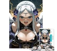 Puzzle de 1000 pièces pour Adolescents Fille Elfe en colère avec des Ailes activités Amusantes à la Maison Jeu Manuel Stimulant pour Les 14 Ans et Plus (38x26cm)