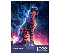 Puzzle De 1000 Pièces pour Adolescents Fire and Ghost Puzzle Anti-Stress, Amusant Et Original, Cadeau Unique pour Un Anniversaire Ou Noël 52x38cm/1000pcs
