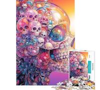 Puzzle de 1000 pièces pour Adolescents Floraisons éphémères de la mortalité Puzzle à Faire soi-même Jouet idéal pour Passer Le Temps à la Maison Interaction Parent-Enfant (Taille 38x52cm)