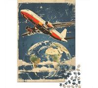 Puzzle De 1000 Pièces pour Adolescents Fly Around The World with Ease! Puzzles pour Adolescents - Défi Difficile - Chaque Pièce Est Unique - Jouets Éducatifs 52x38cm/1000pcs