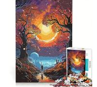 Puzzle de 1000 pièces pour Adolescents Forêt Sauvage Jeu Pratique Assemblage de Motifs Cadeau Unique pour Un Anniversaire ou Noël 50x75cm