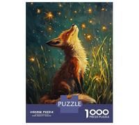 Puzzle De 1000 Pièces pour Adolescents Fox and The Star Lights Puzzles pour Adolescents - Jeu Manuel - Une Œuvre d'art - Cadeaux Uniques pour Un Anniversaire Ou Noël 52x38cm/1000pcs