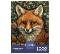 Puzzle De 1000 Pièces pour Adolescents Fox in Whimsical Forest Puzzles pour Adultes - Jeu De Réflexion Difficile Et Stimulant À Compléter 70x50cm/1000pcs