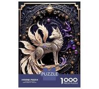 Puzzle De 1000 Pièces pour Adolescents Galactic Fox Chronicles Puzzles pour Adultes Jeu Manuel Découpe De Précision pour Les Jeux 52x38cm/1000pcs