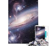 Puzzle de 1000 pièces pour Adolescents Galaxie spectaculaire avec Bras tourbillonnants Décoration Murale Cadeau Unique pour Un Anniversaire (50x75cm)