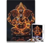 Puzzle de 1000 pièces pour Adolescents Ganesha, Dieu du Mal, idéal pour Passer Le Temps en Famille, Jeu Parfait comme Cadeau (Taille 38x26cm)