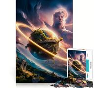 Puzzle de 1000 pièces pour Adolescents Gardien céleste » Un Jeu d'art sans Couture pour se concentrer et se détendre,idéal comme Cadeau de Noël ou de Loisirs (50x75cm)