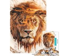 Puzzle de 1000 pièces pour Adolescents Gardien des Plaines Puzzle pour Adultes Jeux relaxants Améliore la mémoire Idéal pour Un Anniversaire ou Noël (Taille 38x52cm)