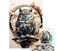 Puzzle de 1000 pièces pour Adolescents Gardien Vigilant en Hiver Décoration Murale Cadeau Anti-Stress (75x50cm)