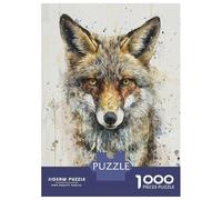 Puzzle De 1000 Pièces pour Adolescents Gaze of The Wild Puzzle Anti-Stress, Amusant Et Original, Cadeau Unique pour Un Anniversaire Ou Noël 52x38cm/1000pcs
