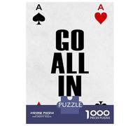 Puzzle De 1000 Pièces pour Adolescents Go All in Puzzle Adulte Jeu Manuel D'assemblage De Motifs Idéal comme Cadeau 38x26cm/1000pcs