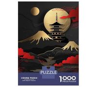 Puzzle De 1000 Pièces pour Adolescents Gold Mountain Dojo Puzzles pour Adultes Jeu Manuel Découpe De Précision pour Les Jeux 70x50cm/1000pcs