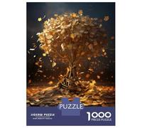 Puzzle De 1000 Pièces pour Adolescents Golden Book Tree A Magical Reading Haven Puzzle pour Adultes Jouet Décoration Murale Cadeaux pour Femmes Interaction Parent-Enfant 38x26cm/1000pcs