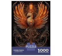 Puzzle De 1000 Pièces pour Adolescents Golden Phoenix Bird Puzzles pour Adolescents, Jouets À Monter Soi-même, Découpe De Précision, Cadeaux De Noël Et d'anniversaire 52x38cm/1000pcs