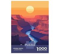Puzzle De 1000 Pièces Pour Adolescents Grand Canyon Sunset Poster, Picture, Metal Print, Paint by Logan Reed Puzzles Pour Adolescents - Défi Difficile - Chaque Pièce Est Unique - Jouets Éducatifs 70x5
