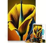 Puzzle de 1000 pièces pour Adolescents,Grand et Beau,Motif Floral,Jeu d'assemblage précis,Jeu de réflexion,Moment de détente et de Divertissement,idéal pour Un Anniversaire (50x75cm)