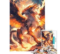 Puzzle de 1000 pièces pour Adolescents Griffon créature légendaire défi éducatif Cadeau pour Femmes Jeu éducatif à partir de 14 Ans 38x52cm