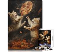 Puzzle de 1000 pièces pour Adolescents - Guerre de Pizzas - Un Passe-Temps paisible et satisfaisant - Assemblage Parfait - Découpe de précision - Dimensions:50x75cm