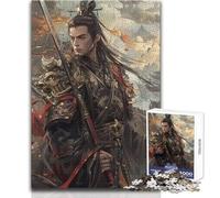 Puzzle de 1000 pièces pour Adolescents, Guerrier à l'épée, Jeu éducatif Impossible à Apprendre, Cadeau d'anniversaire (Taille 50x75cm)