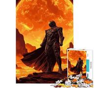 Puzzle de 1000 pièces pour Adolescents Guerrier de Science-Fiction sur Une planète Extraterrestre activités Amusantes à la Maison Une œuvre d'art à réaliser soi-même pour Les 14 Ans et Plus (38x26cm)