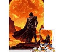 Puzzle de 1000 pièces pour Adolescents Guerrier de Science-Fiction sur Une planète Extraterrestre Jeu éducatif et créatif Collection d'artistes Format 38x26cm