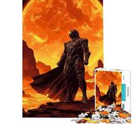 Puzzle de 1000 pièces pour Adolescents Guerrier de Science-Fiction sur Une planète Extraterrestre Stimule Le Cerveau Jeu Familial Difficile à partir de 14 Ans (38x52cm)