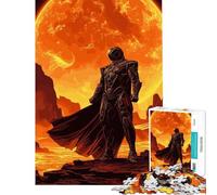 Puzzle de 1000 pièces pour Adolescents Guerrier de Science-Fiction sur Une planète Extraterrestre Un défi à relever pour Une décoration Parfaite Jeu Relaxant à partir de 14 Ans (50x75cm)
