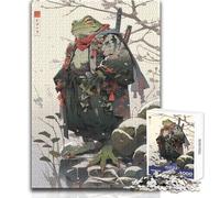 Puzzle de 1000 pièces pour Adolescents - Guerrier Grenouille Edo - Idéal pour Un Passe-Temps paisible à l'intérieur - Découpe de précision supérieure - Dimensions:38x26cm