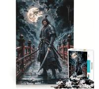 Puzzle de 1000 pièces pour Adolescents Guerrier samouraï Jeu Manuel améliore la mémoire Cadeau pour Les Amis et la Famille 38x26cm