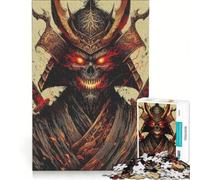 Puzzle de 1000 pièces pour Adolescents : Guerrier samouraï Mort-Vivant Jeu Relaxant Difficile et Stimulant Chaque pièce est Unique 38x52cm