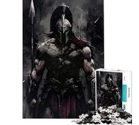 Puzzle de 1000 pièces pour Adolescents Guerrier Spartiate Difficile et Stimulant décoration intérieure Jeux relaxants pour Les 14 Ans et Plus 38x26cm
