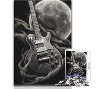 Puzzle de 1000 pièces pour Adolescents - Guitare Interstellaire - Design élégant - Cadeau d'anniversaire - Œuvre d'art - Dimensions:50x75cm