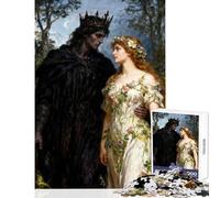 Puzzle de 1000 pièces pour Adolescents Hadès et Perséphone dans la forêt enchantée Jeu éducatif et ludique Idée Cadeau Format 50x75cm