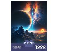 Puzzle De 1000 Pièces pour Adolescents Halloween Witch Cat Puzzles pour Adultes - Jeux De Détente, D'analyse Et De Logique - Cadeaux De Noël Et d'anniversaire 38x26cm/1000pcs
