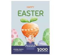 Puzzle De 1000 Pièces pour Adolescents Happy Easter Puzzle Anti-Stress, Amusant Et Original, Cadeau Unique pour Un Anniversaire Ou Noël 52x38cm/1000pcs