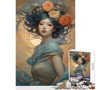 Puzzle de 1000 pièces pour Adolescents Harmonie dans la Nature Japonaise Jeu de Puzzle de 1000 pièces idéal pour se détendre et améliorer sa mémoire (50x75cm)