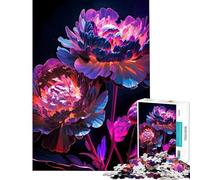 Puzzle de 1000 pièces pour Adolescents Harmonie Florale enchanteresse Difficile et Stimulant décoration Parfaite Jeux éducatifs pour Les 14 Ans et Plus (38x52cm)