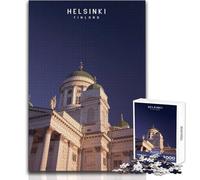 Puzzle de 1000 pièces pour Adolescents, HelsinkiUn Jeu Unique et Stimulant, Un Cadeau Amusant et Original pour Un anniversaireDimensions 50x75cm.
