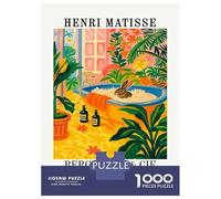 Puzzle De 1000 Pièces pour Adolescents Henri Matisse Exhibition Puzzles pour Adultes - Jeu De Réflexion Difficile Et Stimulant À Compléter 70x50cm/1000pcs