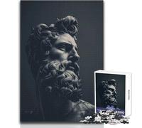 Puzzle de 1000 pièces pour Adolescents - Hercule, héros Grec - Superbe Design - Jeu Difficile et Artistique - Cadeau - Dimensions : 50x75cm