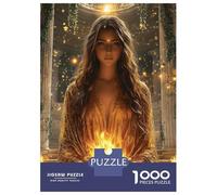 Puzzle De 1000 Pièces pour Adolescents Hestia, Goddess of The Hearth - Keeper of The Sacred Flame Puzzle Adulte Jeu Manuel D'assemblage De Motifs Idéal comme Cadeau 38x26cm/1000pcs