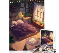 Puzzle de 1000 pièces pour Adolescents idéal pour Les dimanches détente Décoration Murale Cadeau Artistique et ludique Pièces de Formes aléatoires Parfaitement emboîtables Dimensions 38x52cm