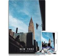 Puzzle de 1000 pièces pour Adolescents - Idée Cadeau pour Une soirée Jeux et Divertissement en Famille à New York - Analyse et logique - Dimensions:50x75cm