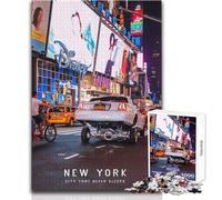 Puzzle de 1000 pièces pour Adolescents - Idée Cadeau pour Une soirée Jeux et Divertissement en Famille à New York - Analyse et logique - Dimensions:50x75cm