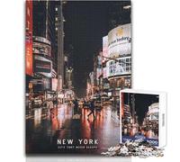 Puzzle de 1000 pièces pour Adolescents - Idée Cadeau pour Une soirée Jeux et Divertissement en Famille à New York - Analyse et logique - Dimensions:50x75cm