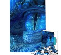 Puzzle de 1000 pièces pour Adolescents Œil de Dragon pour stimuler Le Cerveau Cadeau d'anniversaire décoration Murale à partir de 14 Ans (38x52cm)